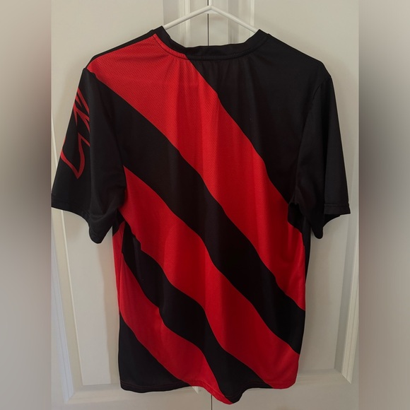 Red and black Fox jersey T-shirt - Picture 2 of 3